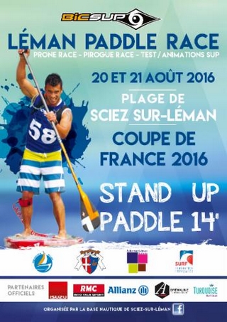 1ère édition de la BIC Léman Paddle Race 20 et 21 Août au port de Sciez 