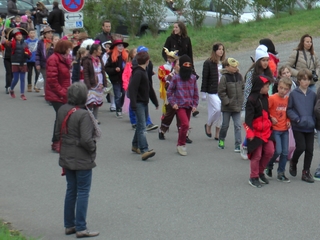Le défilé du Carnaval de l'école des Crêts