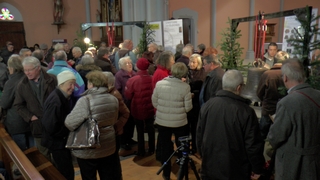 Cérémonie en l'église de Sciez