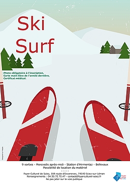 Saison de Ski et de Surf avec le Foyer Culturel de Sciez