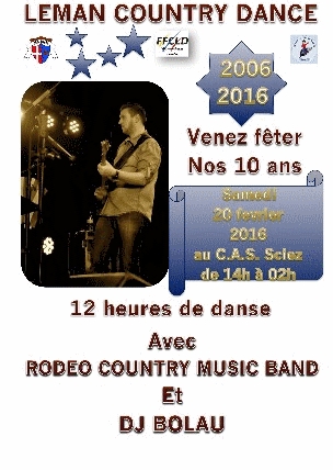 ‘Léman Country Dance’ fête ses 10 ans
