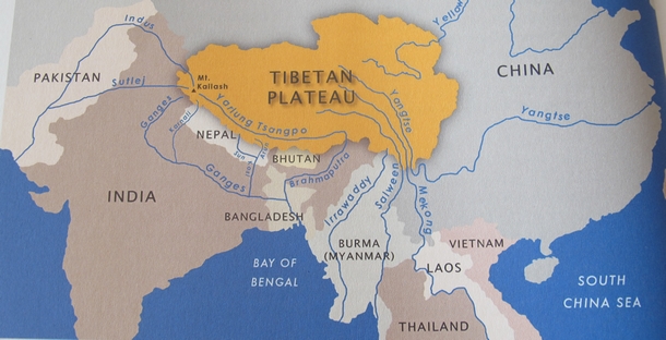 Principaux-fleuves-origine-tibetaine