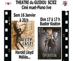 Samedi 16 et Dimanche 17 Janvier - Théâtre du Guidou - Cinéma Muet et Piano Live 