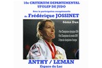 10ème Critérium départemental UFOLEP de Judo ce Dimanche à Anthy 