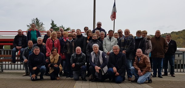Les participants lors de la visite du plan incliné de Saint Louis Arzviller’