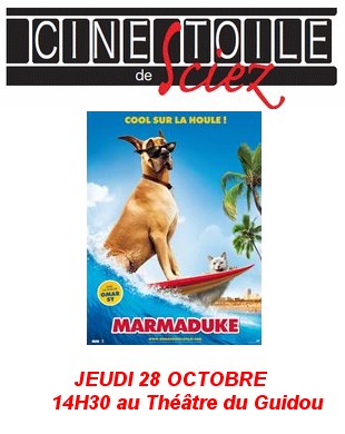 Ciné Toile Sciez présente "Marmaduke" de Tom Dey 