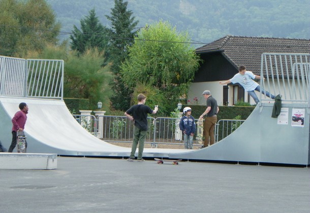 Ouverture d'un  skate-park 