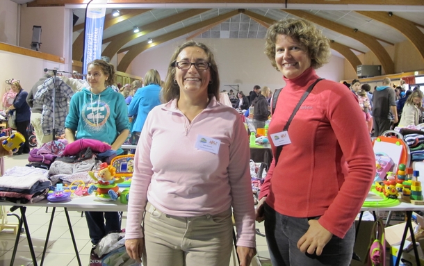 Karine Bernard et Céline Millet animatrices des Relais d’Assistants maternels du Bas-Chablais et des Collines du Léman.