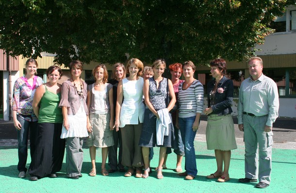 L'équipe pédagogique lors de cette rentrée scolaire 2009