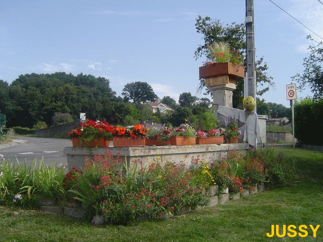 Les Bassins fleuris sur la commune