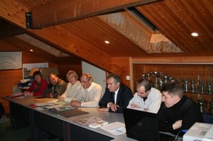 Lors de l'assemblée générale de la secion locale  du Sauvetage Sciez-Anthy-Margencel 